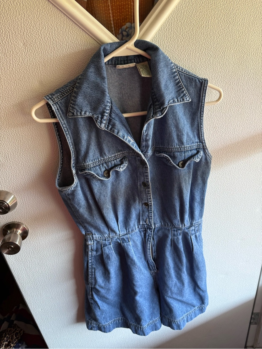 Vintage St. John's Bay Denim Romper - Blue